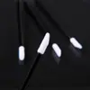 Pincel de Labios Desechable Mango Sólido Negro Pincel de Labios con Flocado Paquete de 50 Pincel Portátil para Lipstick Herramientas de Belleza Pincel