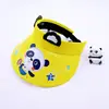 Xale de Sol Infantil de Verão Chapéu de Sol Proteção Solar de Pescoço Desenho Animado Chapéu de Sol Dobrável para Uso Externo com Aba Larga para Meninos e Meninas