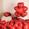 Balões de Látex Redondos Espessos Atacado, Vermelho Romã de Camada Dupla, Populares para Decoração de Quarto de Casamento, Duráveis com Designs de Personagens de Casamento