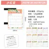Calendário de parede criativo estilo Ins 2027 para decoração de parede de escritório, planejador mensal de check-in de autodisciplina, personalização transfronteiriça