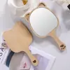 [Tasa de Aprobación del 94%] Espejo de Maquillaje para Salón de Belleza Estudiante Cartoon Femenina Pestañas Portátil Espejo para el Hogar Logo Regalo