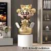 2026 Ano do Cavalo Deus da Riqueza Ornamento de Chão para Shoppings e Lojas, Decoração de Atmosfera do Ano Novo Chinês, Presente de Inauguração, Presente de Casa Nova