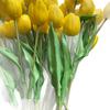 Marca Meihe tulipán mediano flor artificial casera decoración decoración de mano al por mayor hidratante sala de estar mediano nórdico pu