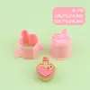 Molde de Pirulito Série Mágica de Fantasia, Pirulito com Padrão de Coração de Lápis de Cor 3D Simulado, Fondant Criatividade Artesanal
