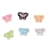Pajarita Colorida Mini Tamaño Pequeño Clip para Uñas Imán para Nevera Pegamento en Crema Accesorios DIY Parches para Ropa Mayoreo