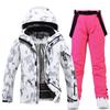Traje de Esquí para Hombre y Mujer Traje Invierno Exterior Cálido Traje de Esquí Snowboard Doble Traje de Esquí Traje Nuevo