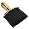 Escova para Pescoço, Escova Eletrodepositada para Remoção de Pelos, Escova de Fibra para Limpeza de Cabelo, Escova Gradiente, Escova para Corte de Cabelo de Barbearia