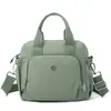 Bolsa de Mão de Grande Capacidade Feminina Casual Moda Tecido de Nylon Bolsa de Ombro Transversal Leve Multicamadas Lona Impermeável Bolsa Feminina