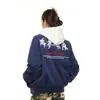 Nova Jaqueta Masculina Cleanfit Estilo Hip-Hop Streetwear Retrô Americano Bordada Solta e Versátil Jaqueta Casal Top