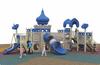 Tobogán Castillo Grande para Exterior, Esquí, Tobogán para Jardín de Niños, Combinación para Escalar, Equipo de Diversión para Comunidad Cuadrada