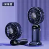 Ventilador Elétrico Mini N15 Carregamento USB Ventilador Pequeno Silencioso Ventilador Portátil de Mesa para Estudante Ventilador Portátil para Exterior Logo