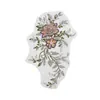 Exquisitos Adhesivos de Tela Bordada con Flores de Malla Multicolores Opcionales Accesorios Decorativos para Ropa Vestidos Ropa Infantil