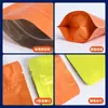 Bolsa Autorrecerrante de Color Aluminizada Auto-soportante Bolsa de Empaque para Cebo de Pesca Snack Alimento Té Bolsillo Sellante Blanco Auto-soportante Auto-sellante