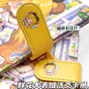 Nuevo Estilo Floral A5 Planificador Diario de Alto Valor Portatarjetas Magnético de Cuero Cuaderno Portátil para Estudiantes
