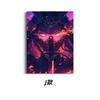 Pintura em Tela Estilo Cyberpunk Samurai Elementos Tradicionais Escuros Decoração de Parede para Sala de E-Sports Pintura Pendurada Temu Dropshipping
