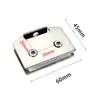 Rodillos y Clips para Puerta Corredera de Ducha, Clips Cuadrados Colgantes para Puerta Corredera de Cristal de Baño, Clips de Repuesto para Rueda de Puerta Corredera de Inodoro