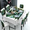 Mantel impermeable estampado transfronterizo Funda de silla estampada para restaurante y hogar Mantel Funda de silla traje traje Patrick
