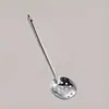 Cuchara de acero inoxidable Colador 6# mango redondo sopa Concha colador un yuan suministro mango redondo cuchara de acero inoxidable cuchara para hot pot