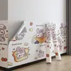 Papel de parede cartoon autoadesivo à prova d'água à prova de umidade parede quarto de criança parede do quarto adesivos decorativos para quarto de aluguel feio