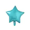 Balão de Filme de Alumínio Redondo, Estrela, Coração, 18 polegadas, Transfronteiriço, Leve, Balão para Decoração de Casamento, Festa Infantil, Flutuando no Ar