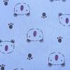 20 piezas tela de algodón crepé lavado con estampado de animales de dibujos animados camisa de primavera y verano tela para sombrero de niño en stock