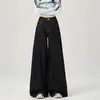 Pantalones de Pierna Ancha para Mujer, de Cintura Alta, Cómodos, Elegantes, Favorecedores para Figura de Pera, Realzan la Altura, Adelgazantes, Favorecedores de Figura, Versátiles, Nuevos
