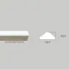 Tira decorativa de gesso linha de fundo de parede francesa linhas de parede quarto linhas decorativas europeias formato de linha fina plana pequena 2c