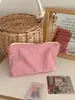 Bolsa de Almacenamiento a Cuadros de Nylon Transfronteriza con Bloques de Color, Neceser con Cremallera de Color Macarrón, Almacenamiento Portátil y Sencillo