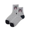 Calcetines de otoño e invierno para mujer hasta media pantorrilla blanco y negro estilo campus NY calcetines para pareja barras paralelas letras running hip hop media pantorrilla Deportes calcetines para hombre