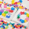 Juguetes Infantiles de Plástico con Cuentas Estilo Tailandés Dibujos Animados Niños Joyería Hecha a Mano DIY Pulsera Collar Agujero Zapatos