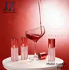 Jinze Envases de Plástico para Labiales de Estrella de Cinco Puntas, Envases para Labiales en Barra, Materiales de Empaque de Plástico