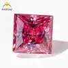 Venta al por mayor del fabricante Piedras sueltas de moissanita de colores, formas elegantes, corte princesa, 1-3 quilates, claridad VVS, pueden pasar el probador