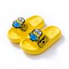 Zapatos auténticos Minions para niños, zapatillas para niños y niñas, sandalias para niños, zapatos de verano para bebés, chanclas de suela suave para el hogar