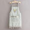 Moda Estilo Coreano Nuevo Algodón Cocina Delantal de Cocina Lindo Resistente al Desgaste Trabajo Catering Especial Mono Manga Larga