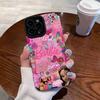 Adecuado para Iphone13/14Promax Apple 12/11 Carcasa de Teléfono Móvil de Dibujos Animados 15 Todo Incluido XS Suave 7P Rosa Barbie