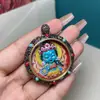 Pingente da Palavra Paijiu Pintado com Cinábrio Pingente do Ano Desta Vida Pingentes Masculinos e Femininos Suprimento Vivo Venda por Atacado
