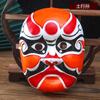 Máscara Facial de Ópera de Pekín Producto Terminado Pintado a Mano Máscara de Pulpa para Niños en Relieve Máscara para Adultos Tesoro Nacional Atrezzo de Performance de Cambio de Rostro de la Ópera de Sichuan