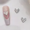 Arte de Unhas Estéreo Coração de Pêssego Joias de Coração Liga em Forma de Coração Decoração de Unha Estilo Quente Popular Acessórios Arte de Unhas Joias DIY