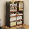 Estante de almacenamiento de escritorio, estantería de varios niveles para estudiantes, organizador de oficina con gran capacidad para archivos y figuras