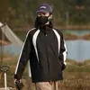 Roupa Masculina Três em Um Destacável à Prova de Frio para Uso Externo Feminina Roupa de Esqui Duas Peças Jaqueta Esportiva Casual para Exterior