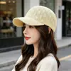 Boné de Baseball para Mulheres, Chapéu de Sol para Proteção Solar ao Ar Livre na Primavera e Verão, Chapéu de Sol Respirável Vazado, Boné com Aba de Malha Tricotada