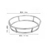 Soporte de Rack para Ollas de Acero Inoxidable Soporte de Anillo para Ollas Comercial Soporte para Estufa Soporte para Wok Base de Colador para Cocina