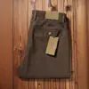 Pantalones Casuales Rectos Holgados para Hombre de Algodón Puro, Estilo Old Money, Sarga Lavada, Gruesos y Duraderos, para Otoño e Invierno