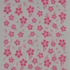 Calcomanías para uñas de flor de cinco pétalos estilo japonés, diseño de lunares de flor de cerezo rojo rosa, nuevo producto transfronterizo, decoraciones de uñas al por mayor