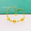 Suministro en Vivo Popular Joyería de Mano en Relieve Pulsera de Girasol Moda de Tendencia Pulsera Personalizada de Disco Pequeño Venta al por Mayor