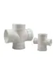 Tubo de Drenagem PVC de Quatro Vias Tridimensional de Quatro Vias Plano Inclinado de Quatro Vias Junta de Diâmetro Variável 50 75 110 160 200