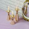 Adornos Sencillos y Lujosos de Candelabros Nórdicos, Portavelas de Estilo Europeo para Mesa de Comedor en Casa, Arreglos Florales y Decoraciones Románticas para Cena a la Luz de Velas
