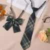 Gravata JK Xadrez Vermelho Decoração de Formatura Feminina Estilo Estudante Universitário Gravata Borboleta Infantil Grátis Camisa Camisa