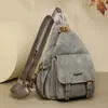 Bolsa Feminina Retrô Multiuso Transfronteiriça, Grande Capacidade, Nova Mochila de Couro Macio, Bolsa de Ombro, Bolsa de Peito, Mochila Feminina Leve e Fashion