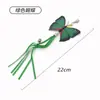Nuevos Juguetes para Gatos: Pez Volador, Oruga, Pluma, Caña Teaser de Mariposa, Cabezal de Repuesto para Caña de Pescar